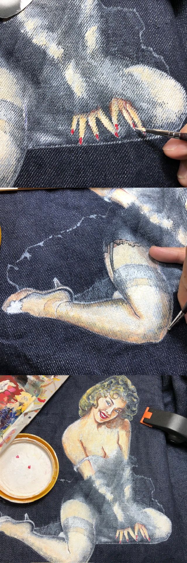 バックペイント鋭意制作中