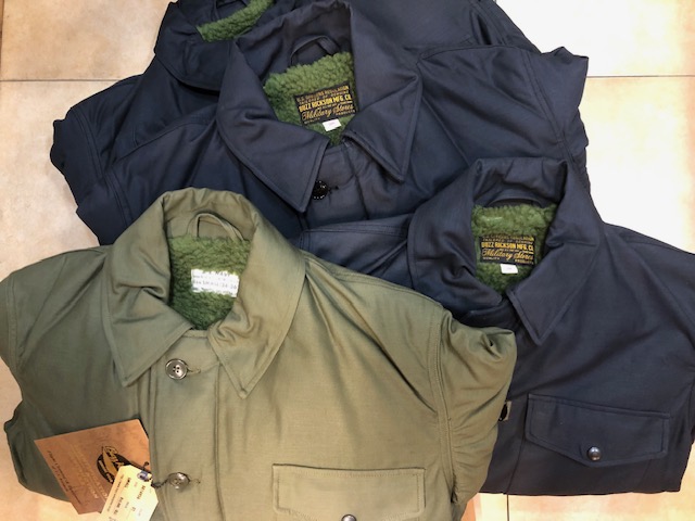 バズリクソンズのA-2デッキジャケットが再入荷しました。