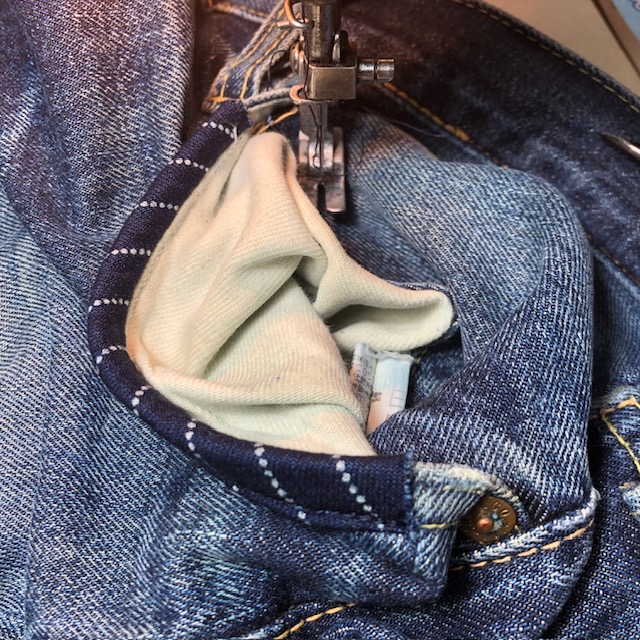 本日の修理品／シュガーケーン　スタンダードジーンズ