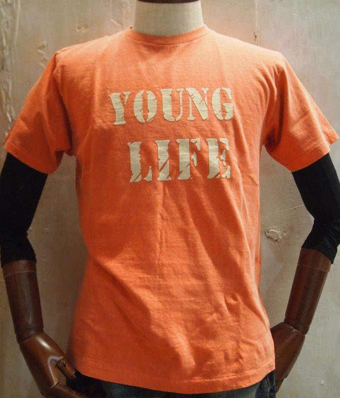 ダブルワークス Tシャツ YOUNG LIFE レッド - JET RUG